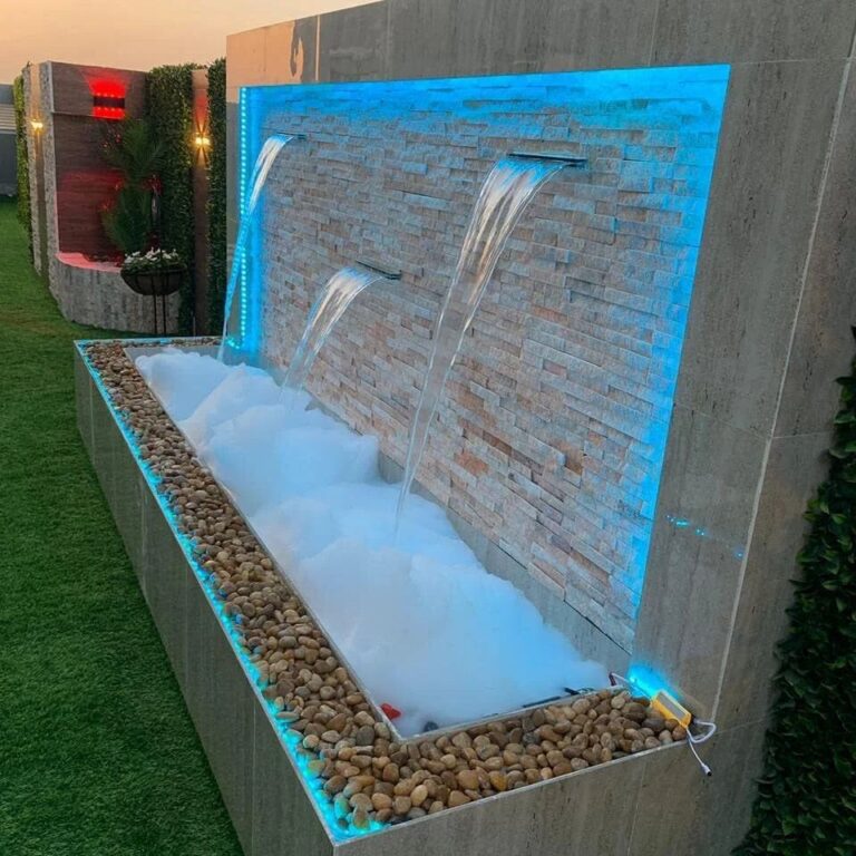 تركيب شلالات ونوافير في العين